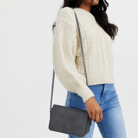 Truffle Collection fold over crossbody bag - Picture 5 of 6